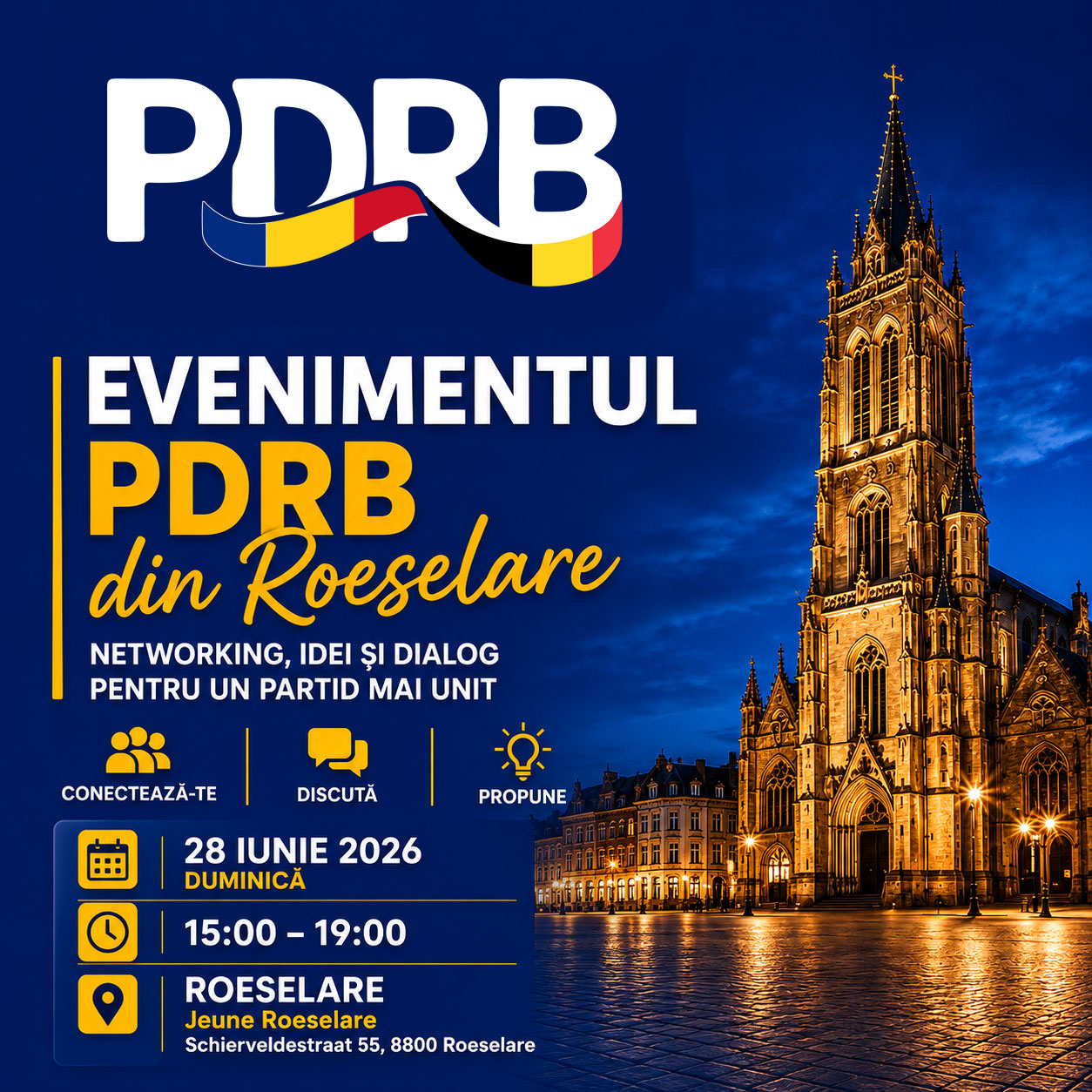 Networking Românesc în Belgia – Idei, Comunitate și Inițiative PDRB
